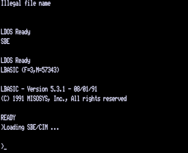 Screen shot